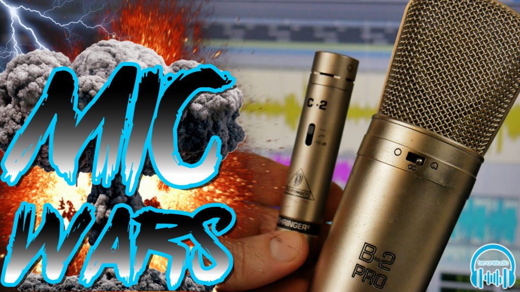 MIC WARS Behringer C2 vs B-2 Pro title