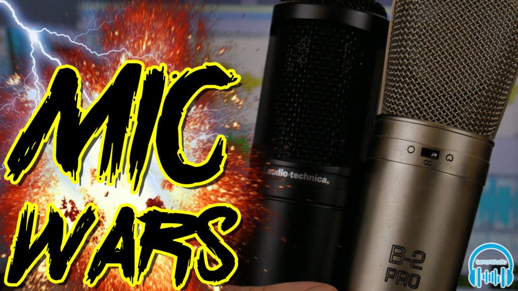 MIC WARS AT2020 vs Behringer B2 Pro TITLE