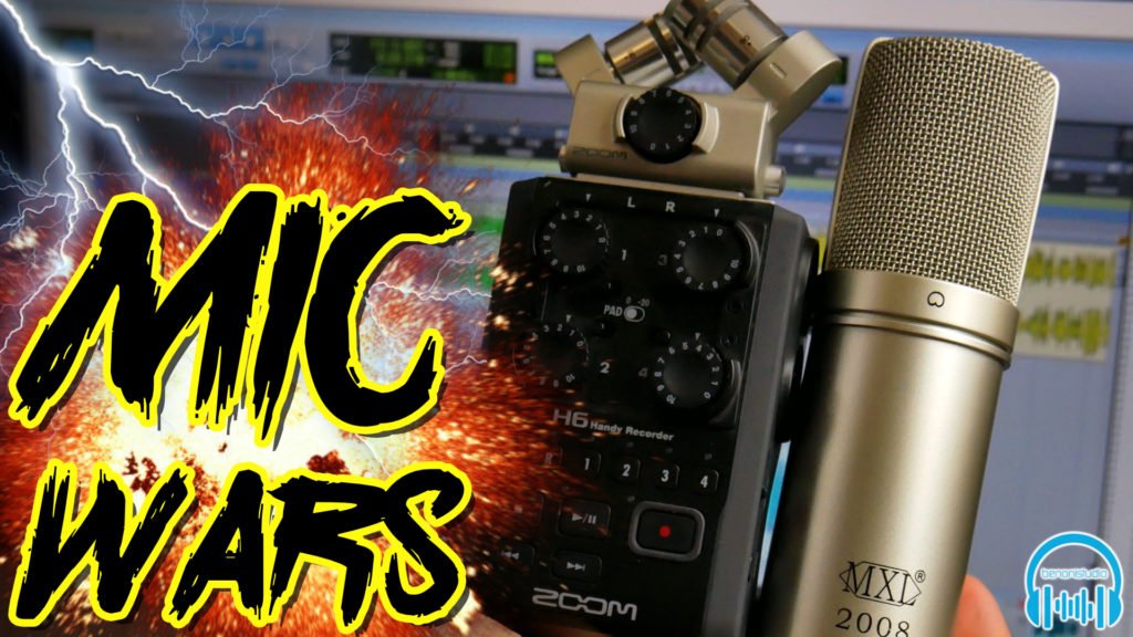 MIC WARS Zoom H6 vs MXL 2008 TITle