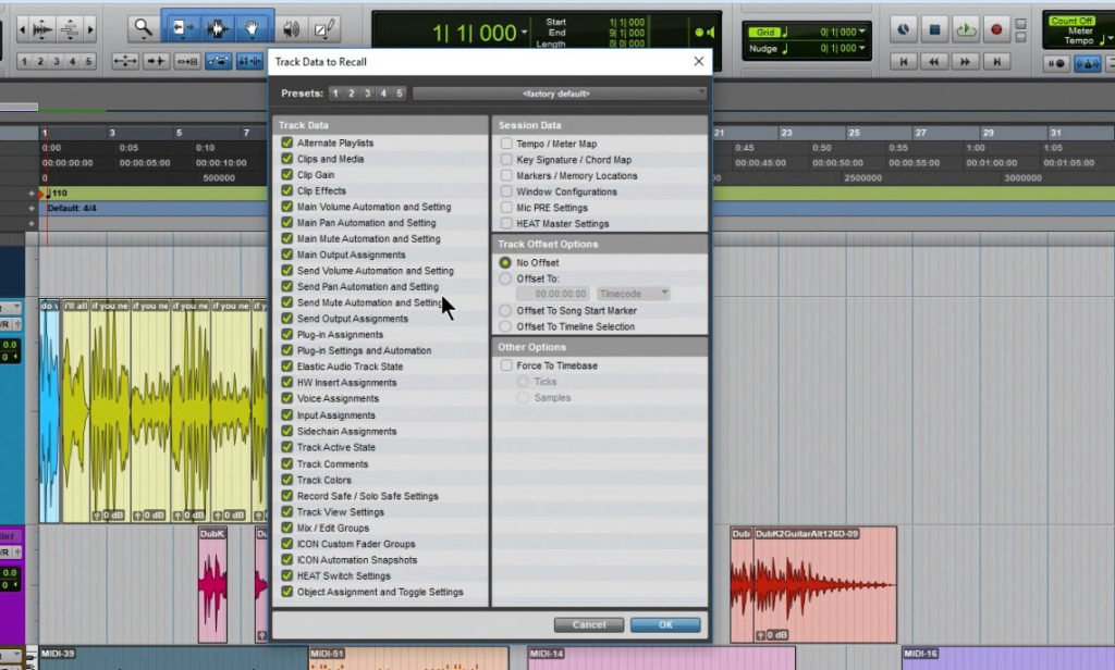 track data pro tools