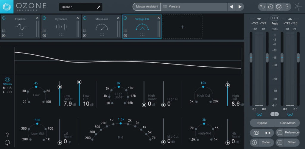 ozone 8 vintage eq