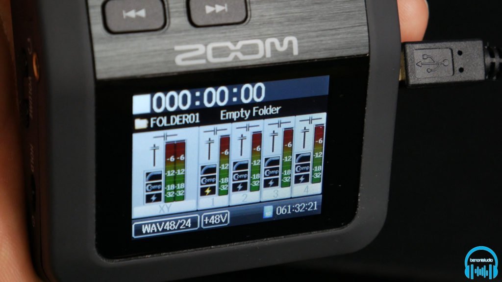 Zoom H6 Pantom Power Icon