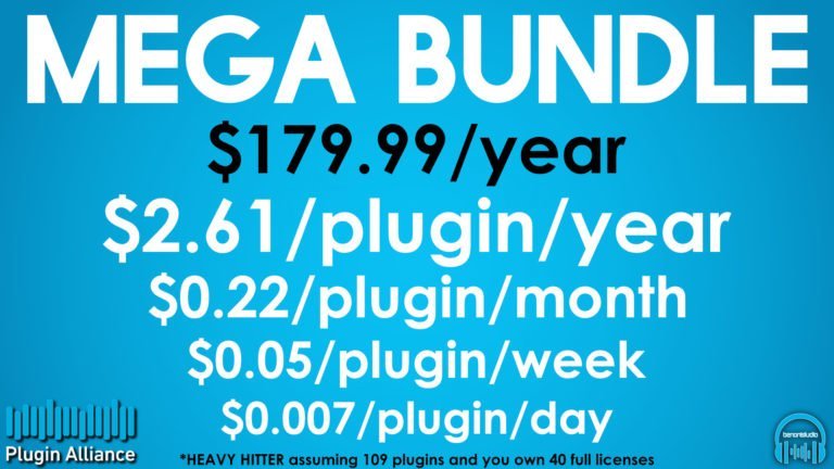 Plugin Alliance MEGA Bundle 179 heavy hitter 40 plugins