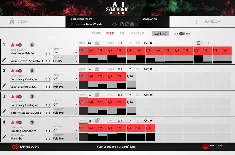 Symphonic AI Step page