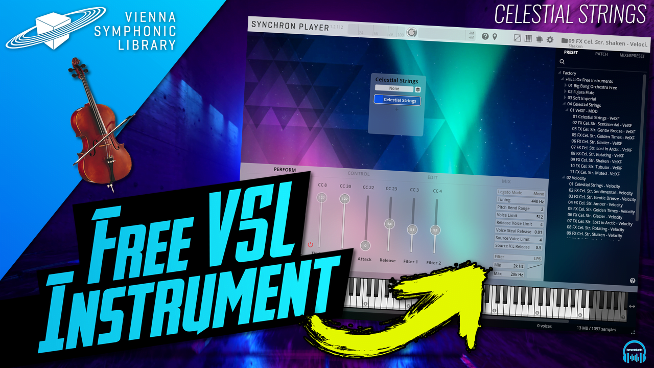FREE - Vienna Symphonic Library CELESTIAL STRINGS - benonistudio