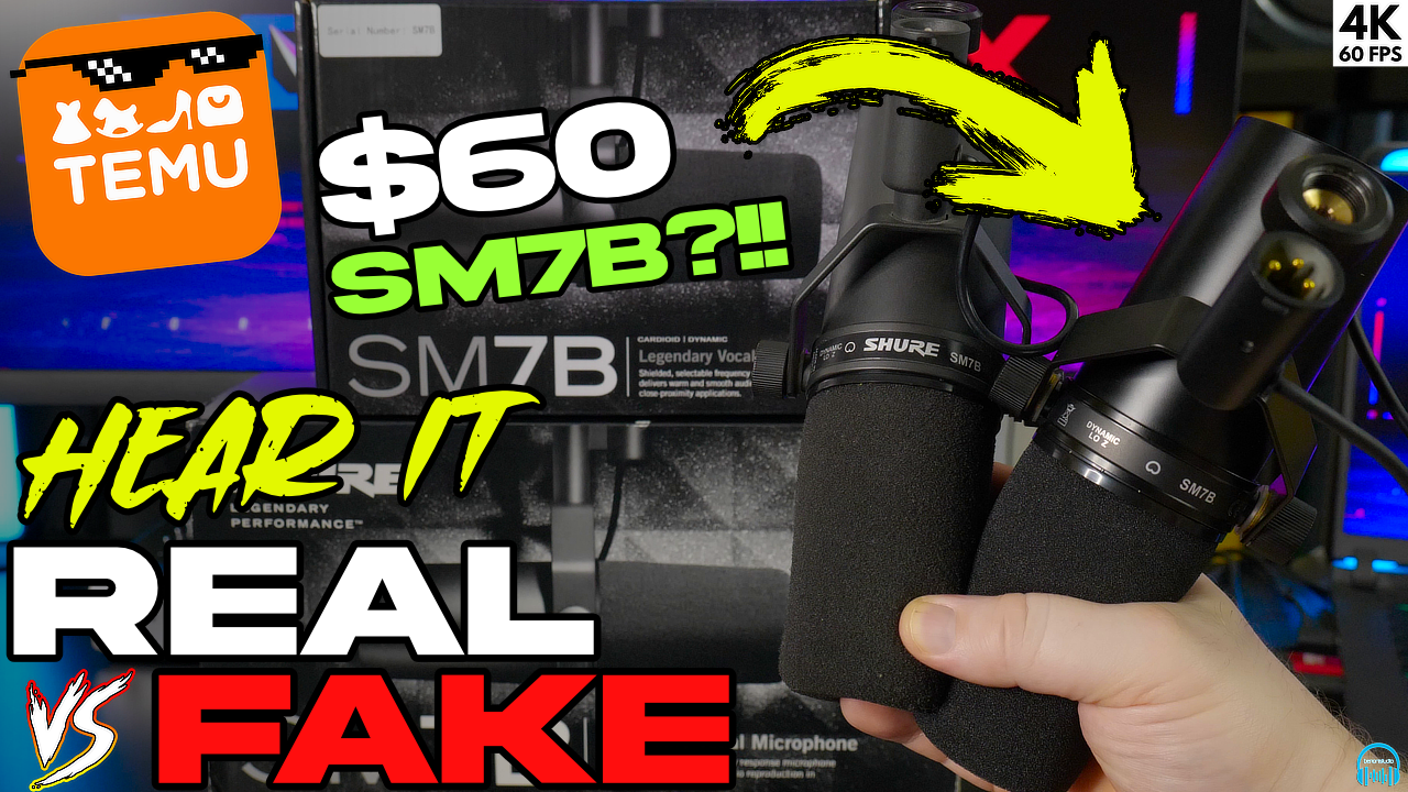 Does a Cheap Temu/eBay SM7B Sound Like a Real SHURE SM7B